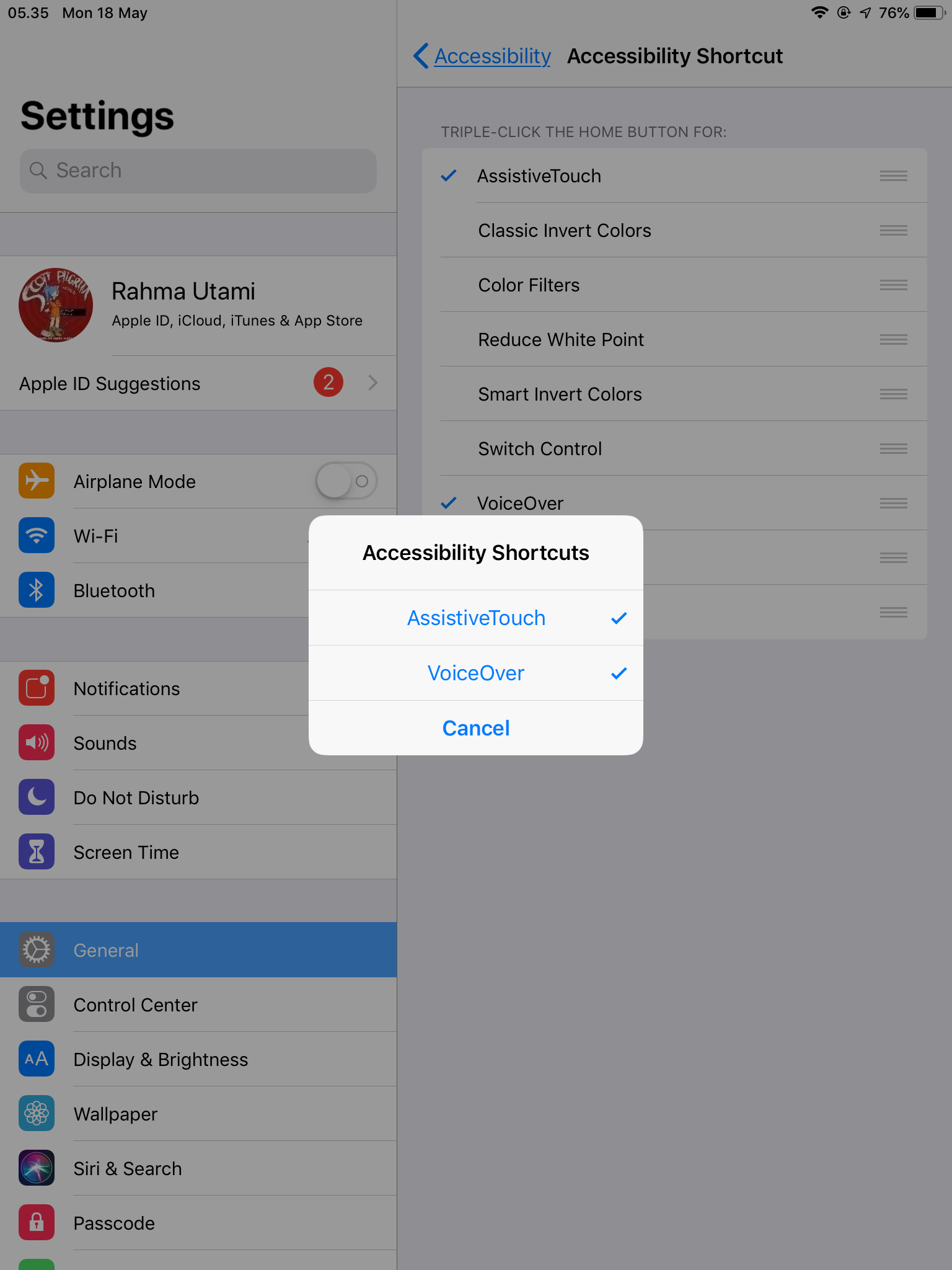 Suarise_Tutorial-Assistive touch dialog - Suarise