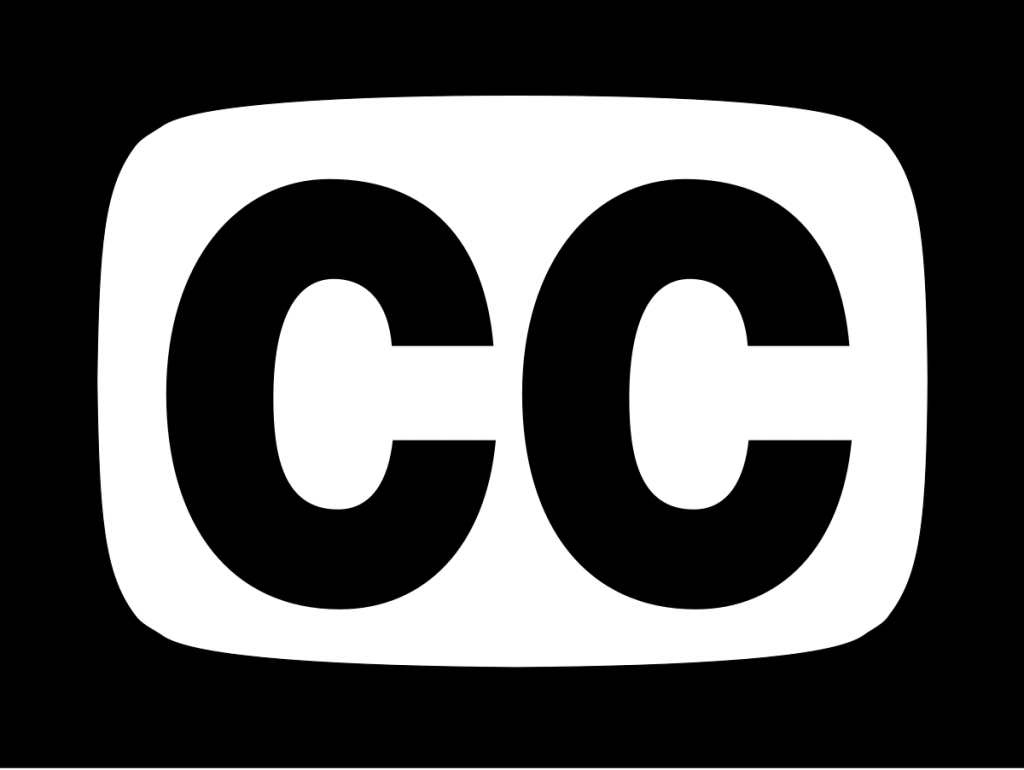 Closed caption symbol